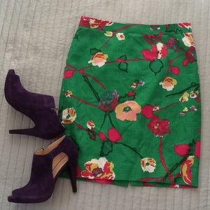 J Crew Pencil skirt 2 textured stunning NEW career